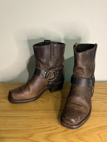 Frye brown leather harness - harness, 8r