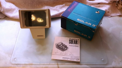 Photax solar slide - slide, viewer