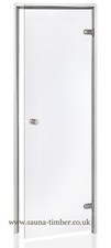 Steam room glass - door, metal