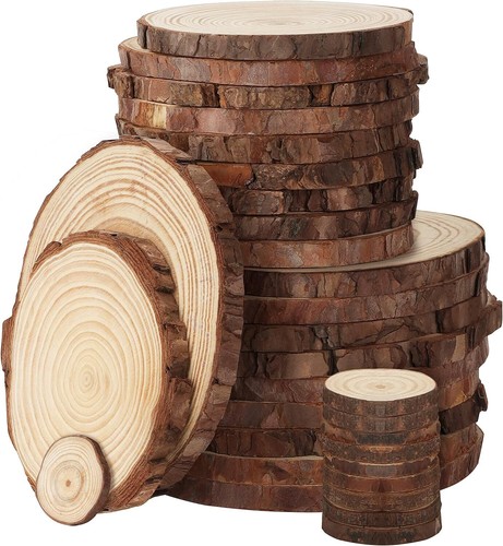 Wooden slices 10 - -,