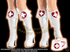 NURSE BOOT CUFFS DOUBLE SIDED