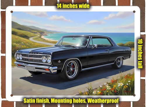 Metal sign 1965 chevrolet - sign,