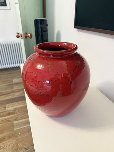 Large red glazed - large,