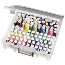 ARTBIN SUPER SATCHEL THREAD STORAGE BOX is stackable spool