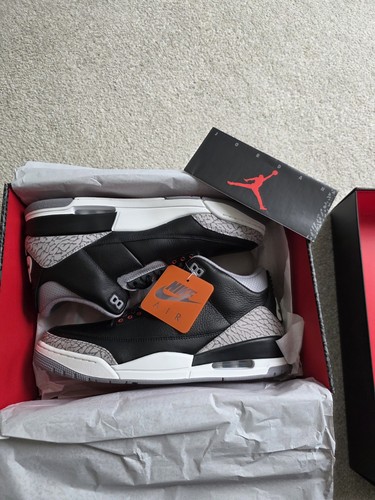 Nike air jordan black - 3, cement