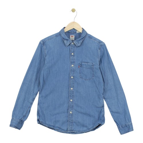 Levis denim shirt mens size - denim,