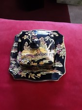 Vintage Royal Winton/Grimwades Pekin Butter Dish with Lid Excellent Con