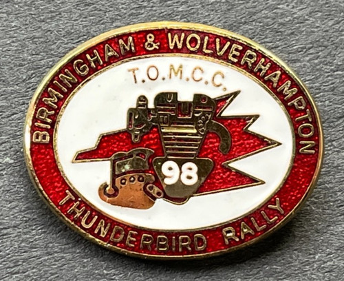 Motorcycle pin badge triumph - motorcycle,