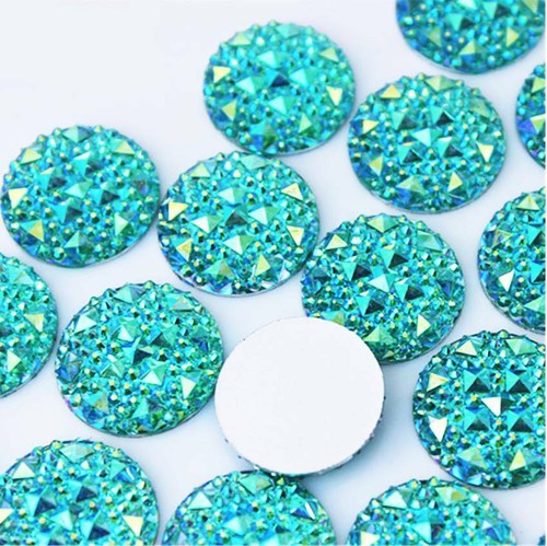 Rhinestone crystal flat - ab,