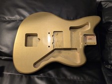 MJT Jazzmaster Guitar Body - Relic / Vintage Gold