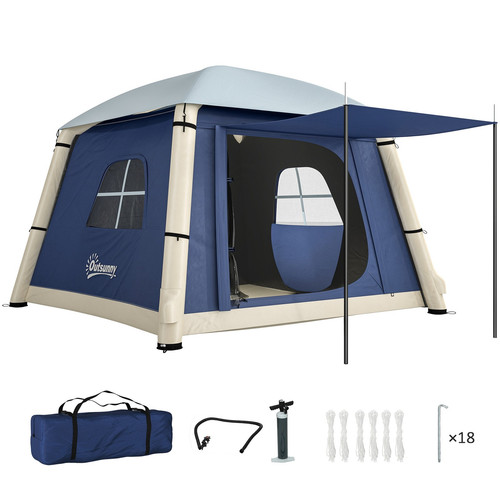 Inflatable camping tent man - inflatable, tent,