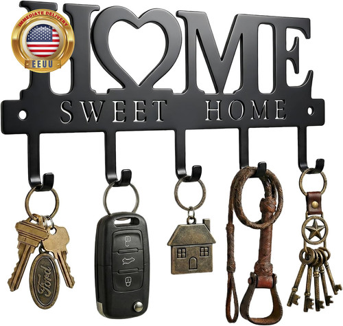 Entryway wall key holder with - wall,