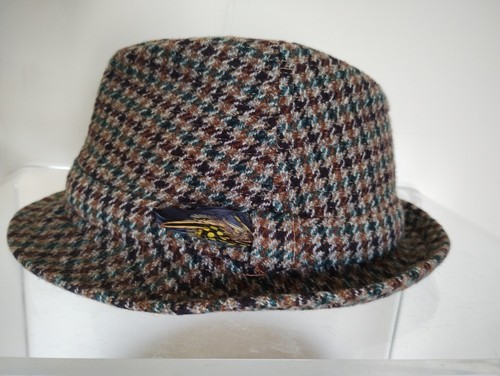 Vintage brown tweed - brown,