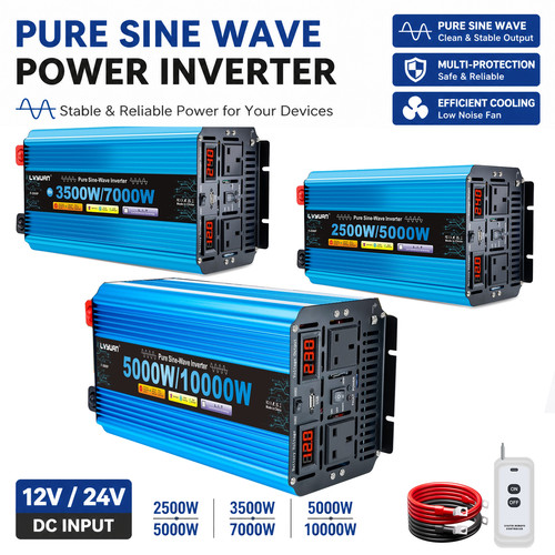 2500w 3500w 5000w pure - pure, sine