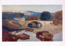 ART POSTCARD John Sell Cotman Greta Bridge 1805 Watercolour Painting Jarrold