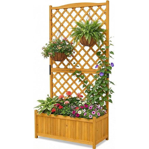 Large rectangular wooden - large,