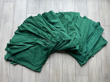 SET OF 10 GOOD CONDITION FOOD TRADE, GREEN, WAREHOUSE/LAB COATS, SIZE XXL, 50"