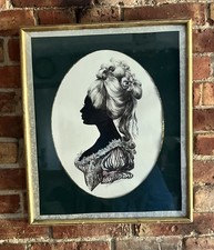 Derrick Gordon Johnson. Silhouette Of A Young Lady. 1961.