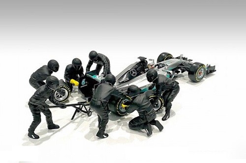 Formula one pit crew team - one,