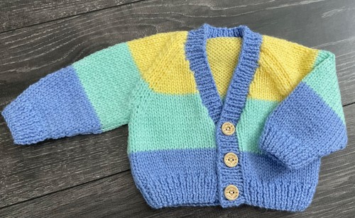 Hand knit new born baby - new,