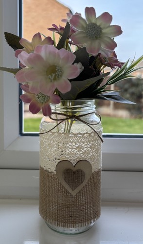 Rustic jars for wedding - 10,