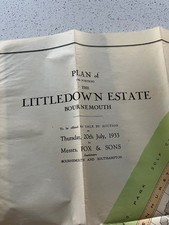 bournemouth auction 1933 leeson Road and William Road land plots