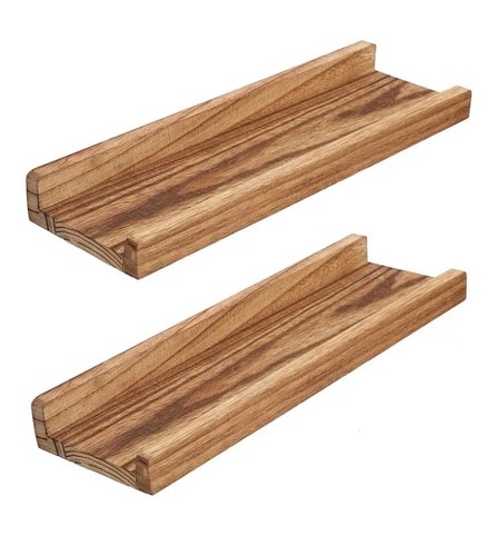 Rustic floating wall shelves - rustic,