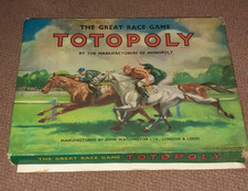 Vintage game Totopoly by Waddingtons 1970s Incomplete
