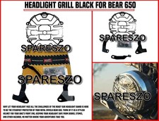 HEADLIGHT GRILL BLACK FIT FOR ROYAL ENFIELD BEAR 650