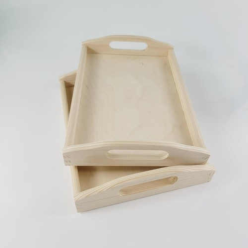 Wooden serving trays cm - 30,
