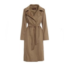 Max Mara Camel New Coat, 100%