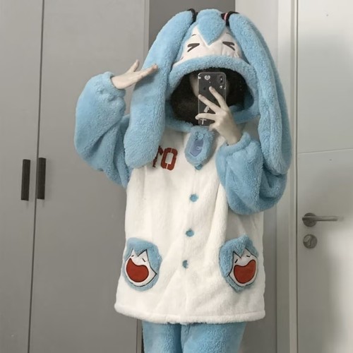 Hatsune miku fleece - fleece, pajamas