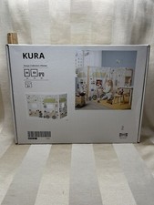 Ikea KURA Kids Bed Curtain Market Stall Pattern 45"