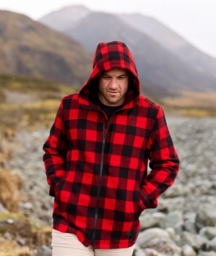 Swanndri men hudson - swanndri, wool