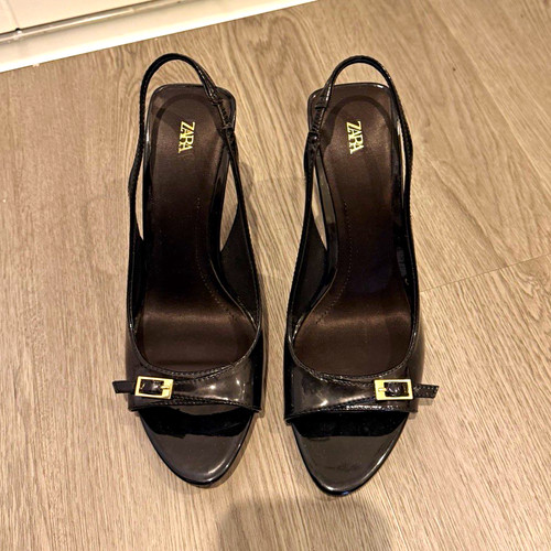 Zara women black - women’s, patent