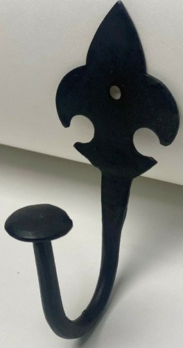 Beeswax forged fleur lys - forged, fleur-de-lys