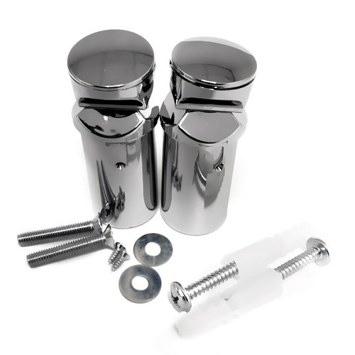 Chrome replacement brackets - chrome, x2