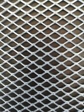 Expanded Metal. 10mm x 6.5mm - GALVANISED STEEL - Flattened Mesh 140mm x 180mm