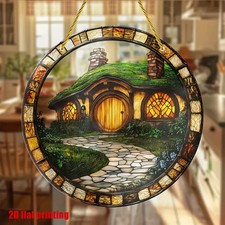 Quirky Green Hobbit House Path