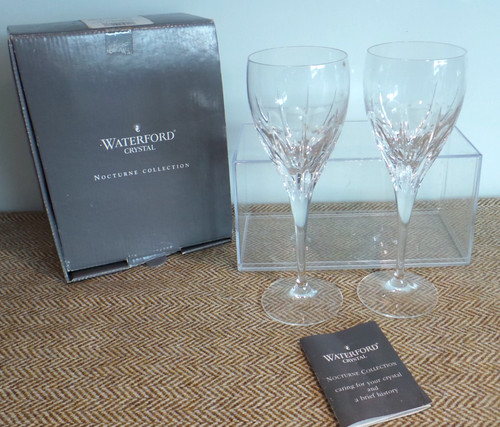 Pair waterford crystal - pair, of