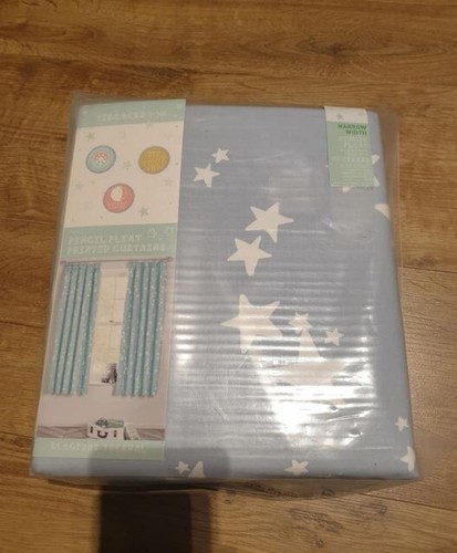 Next pencil pleat light blue - next,