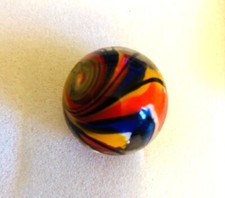 1 X Handmade "WURLITZER" 25MM Marbles Traditional Specialist/Children's