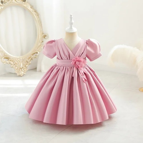 Baby girl pink satin - girl's,