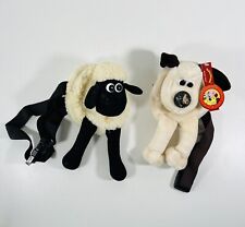 Wallace and Gromit Shaun The Sheep Bum Bag Bundle X2 With Waist Strap, Vintage