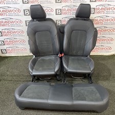 Ford Fiesta mk8 3 door St Line Half Leathers Seat Set (FRONT HEATED)