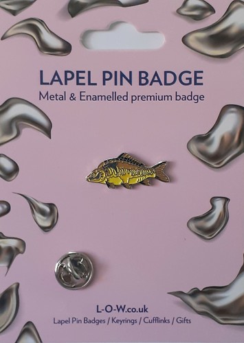 Mirror carp fish lapel - fish,