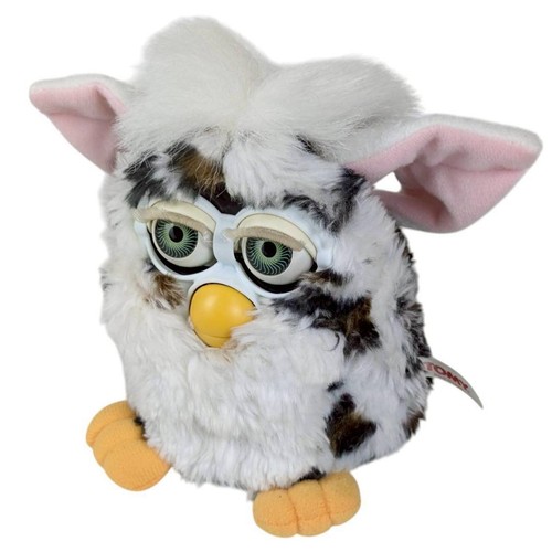 Furby 1998 leopard print - furby,