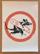 Banksy Cut & Run Rat OFFICIAL