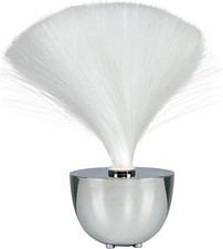 Novelty Retro Sensory Colour Changing Fountain Fibre Optic Lamp In Chrome Finish