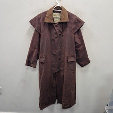 Barbour Vintage Country Stockman Backhouse Riding Long Jacket Coat Size C 36 #2